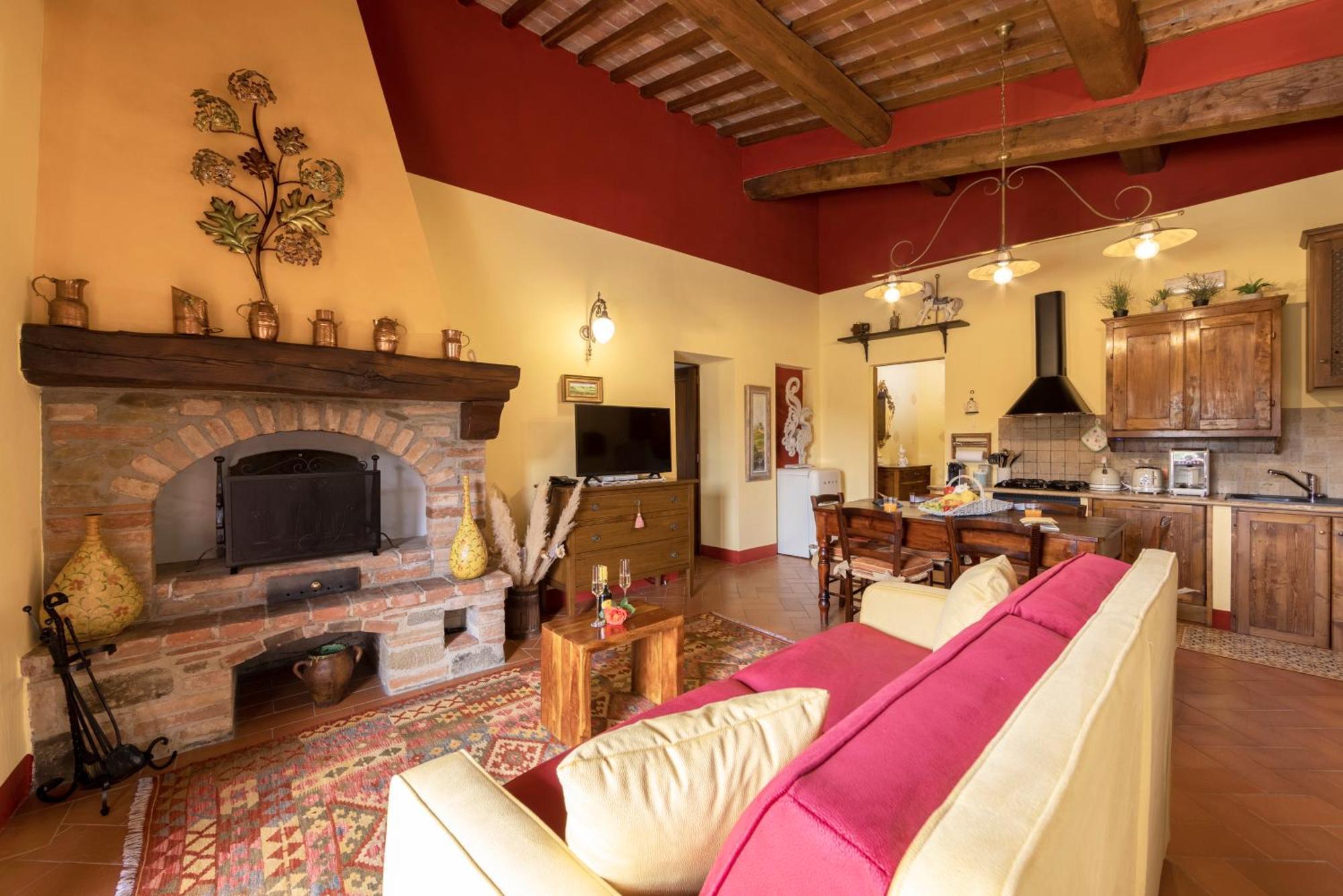 Podere La Casina Country Chic Rigomagno Zewnętrze zdjęcie